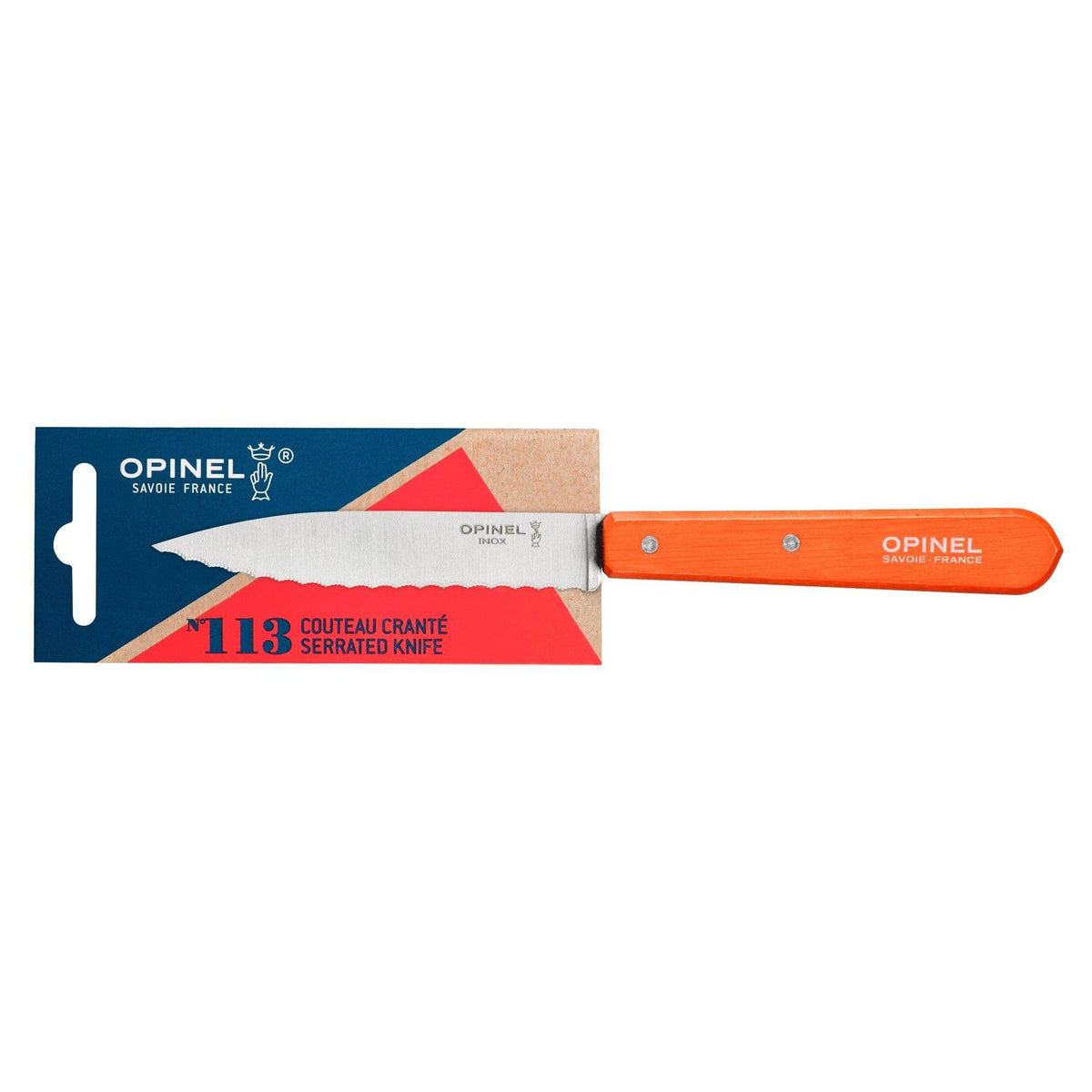 Opinel N113 Serrated Mandarin - NatureLife