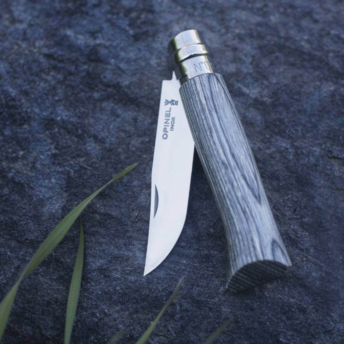 Opinel N08 Laminated Birch Grey - NatureLife