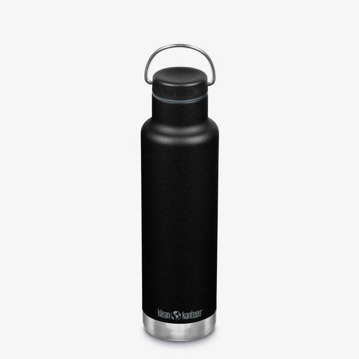 Klean Kanteen Isolerad Classic 355ML/592ML Vattenflaska/Termos Svart - NatureLife
