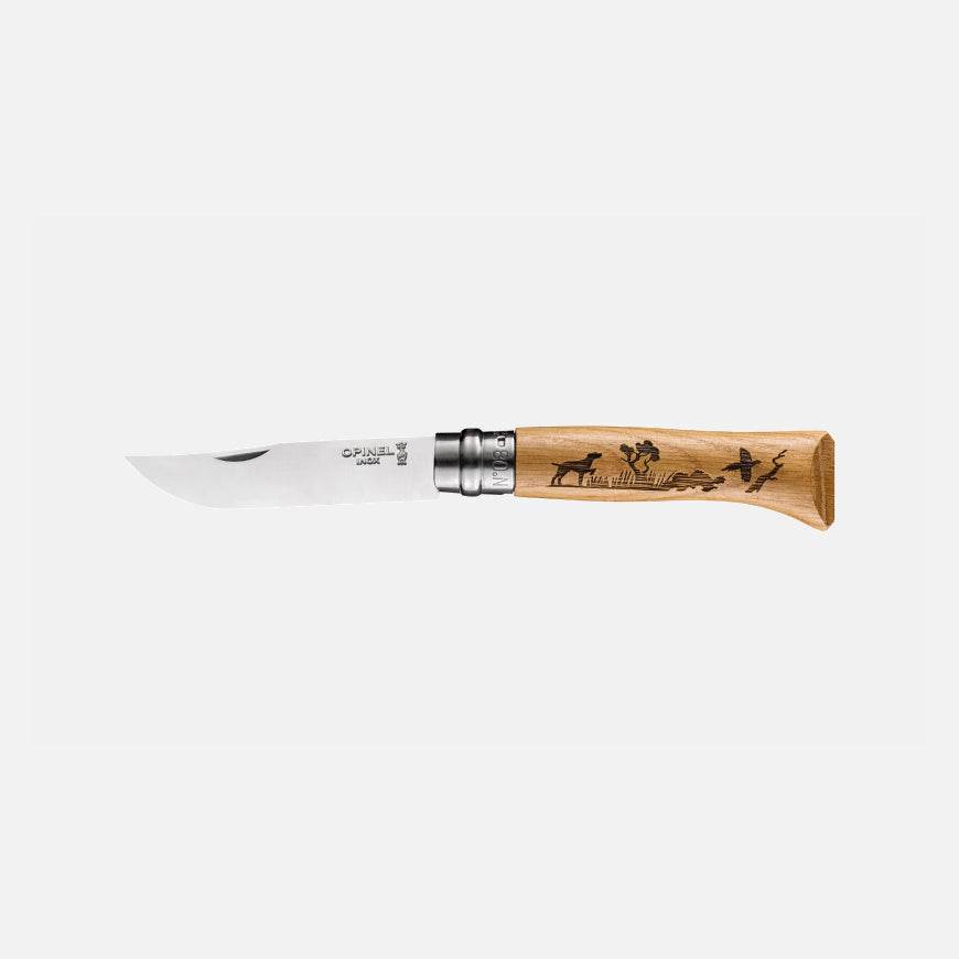 Opinel N08 Animalia Oak Dog - NatureLife