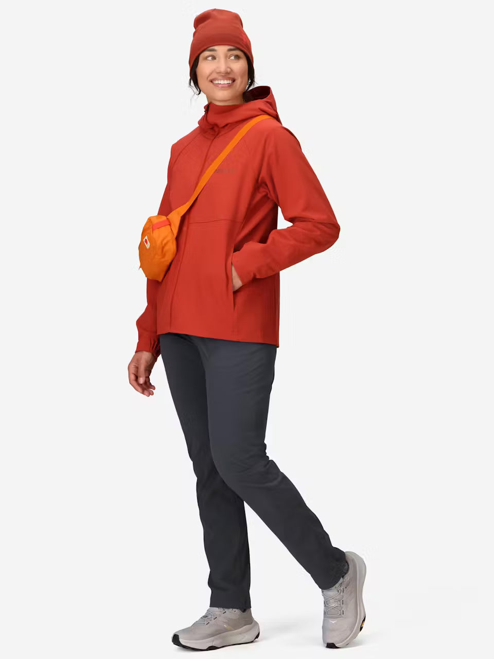 Marmot Women's Pinnacle DriClme Hoody Sumac