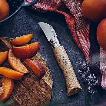 Opinel N07 Chestnut Garlic Chestnut Wood / Kastanj- & vitlökskniv - NatureLife