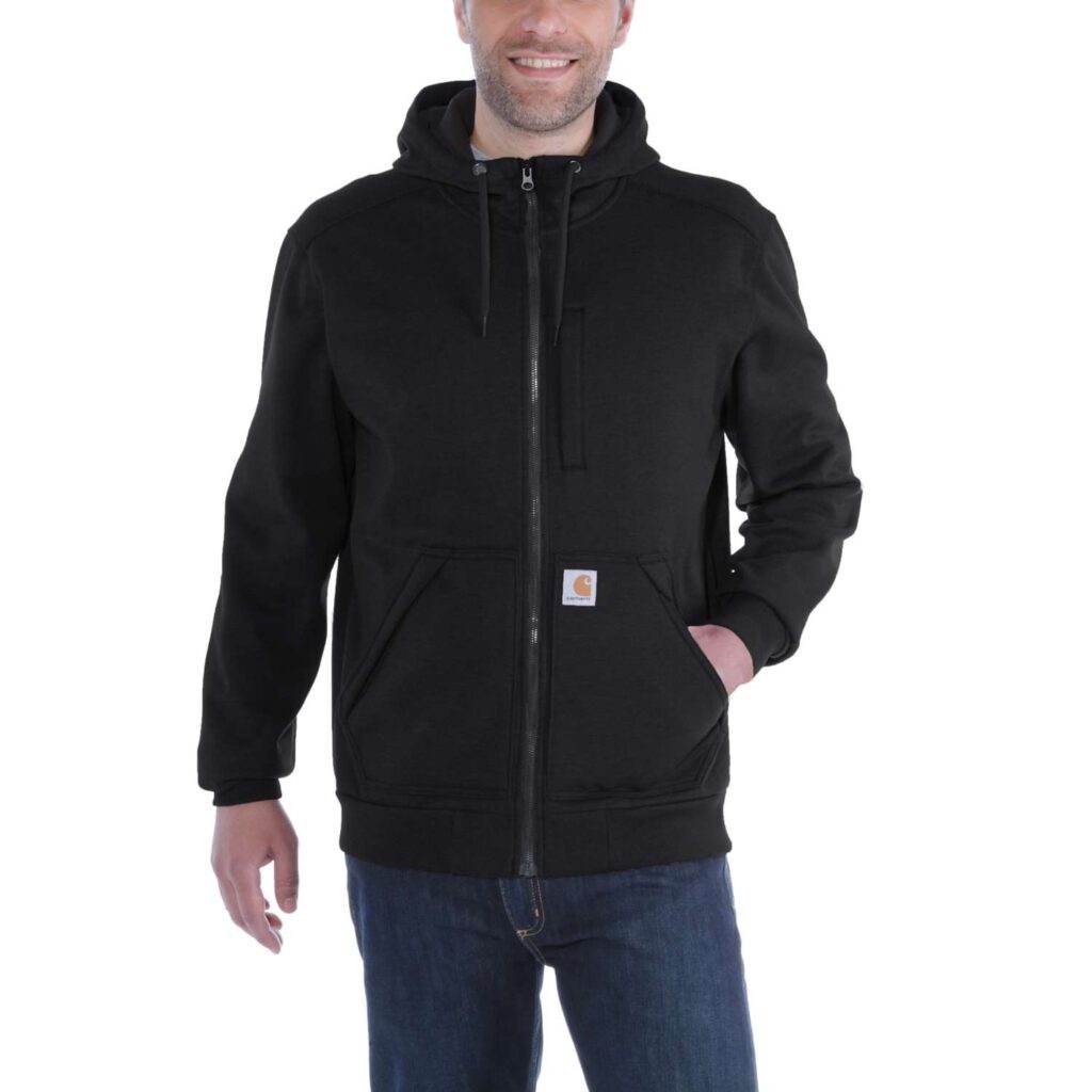 Carhartt Wind Fighter Hooded Sweatshirt Black - NatureLife