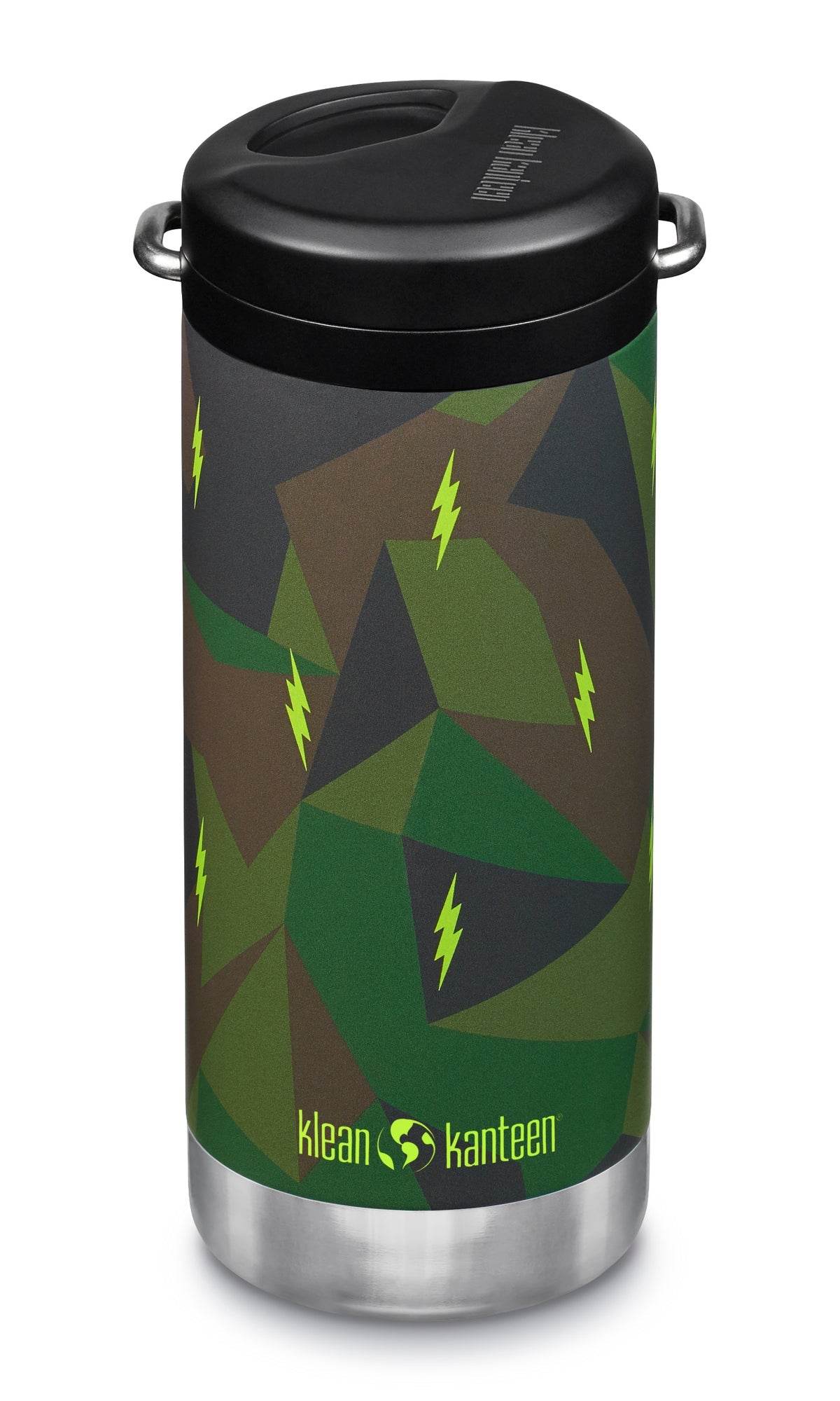 Klean Kanteen TKWide Isolerad 355ml (Twist Cap) Vattenflaska Electric Camo - NatureLife
