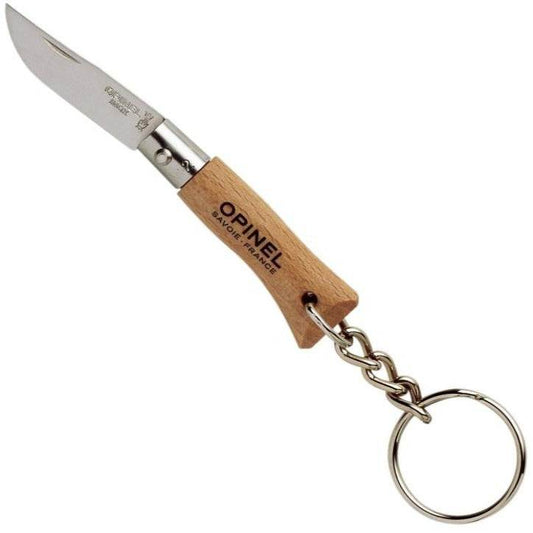 Opinel N°02 Keychain Beech Stainless Steel - NatureLife
