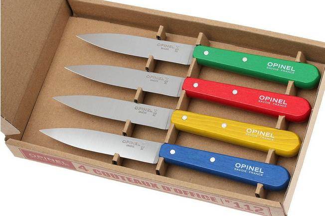 Opinel N112 Paring Classic Colours Knivset - NatureLife