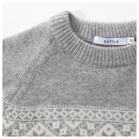 Sätila Grace Sweater Silver Grey Dam