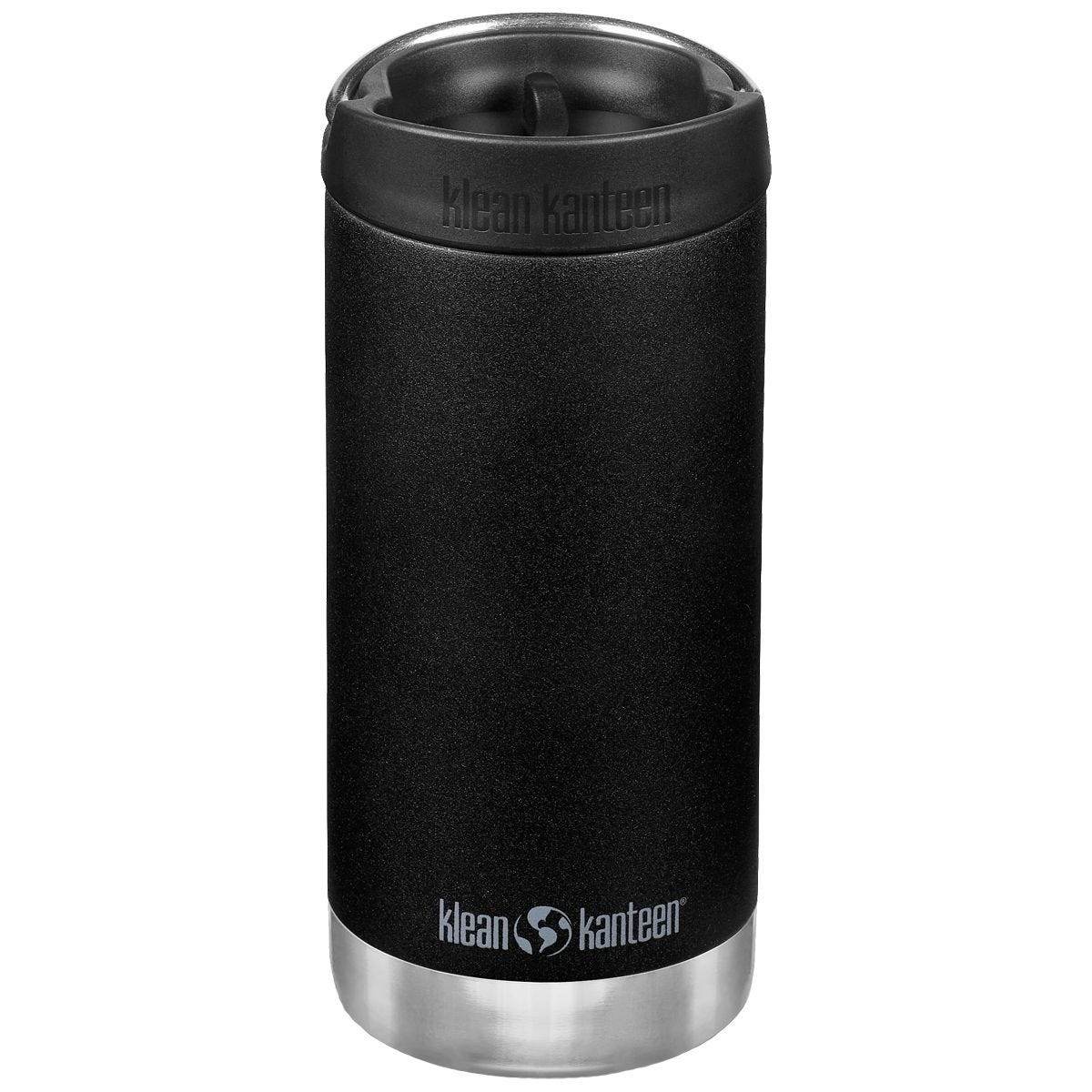 Klean Kanteen TKWide Isolerad 355ML/592ML (Café Cap) Vattenflaska Svart - NatureLife