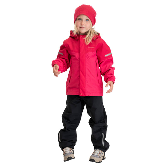 Bergans Lilletind 2L Shell Jacket Kids Light Alpine Rose/Alpine Rose