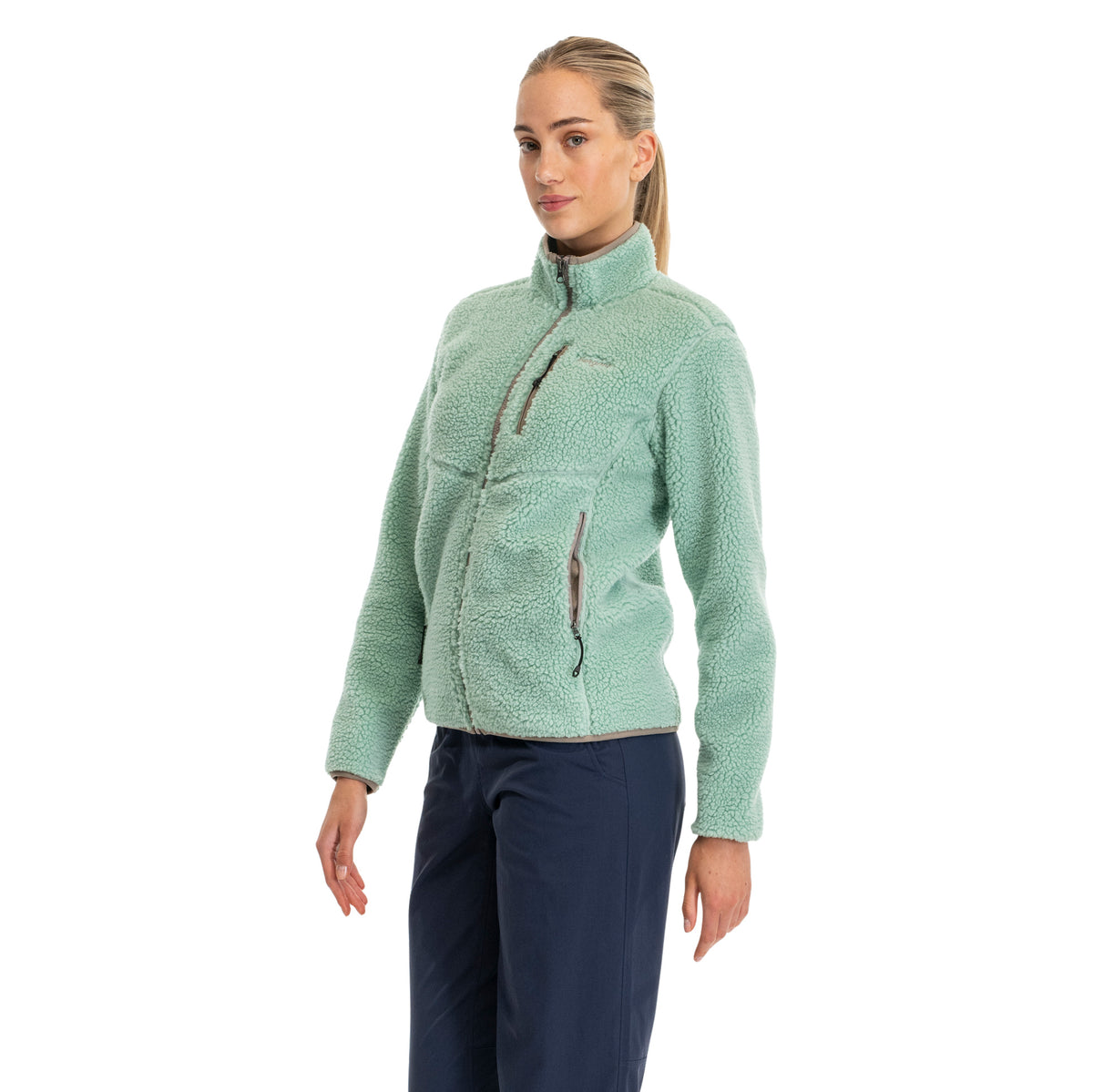 Bergans Lunnan Pile Fleece Jacket Women Mint Crush