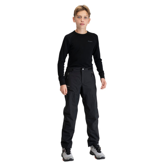 Bergans Junior 2L Shell Pants Black