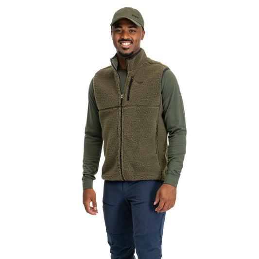 Bergans Lunnan Pile Fleece Vest Men Pine Forest