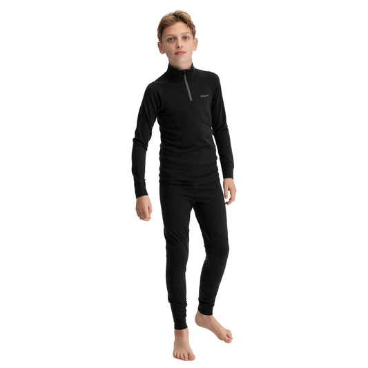 Bergans Inner:Pure Merino Youth Tights Black