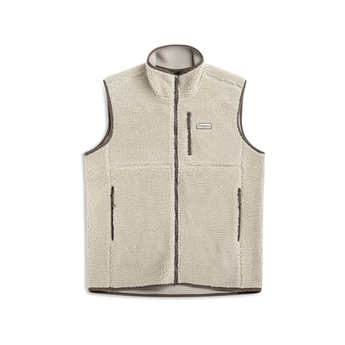 Bergans Lunnan Pile Fleece Vest Men Coastal Sand