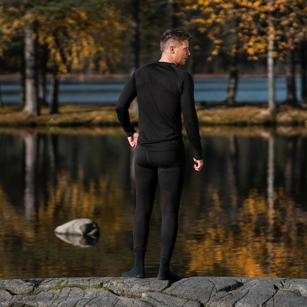 Bergans Inner:Pure Merino Tights Men Black