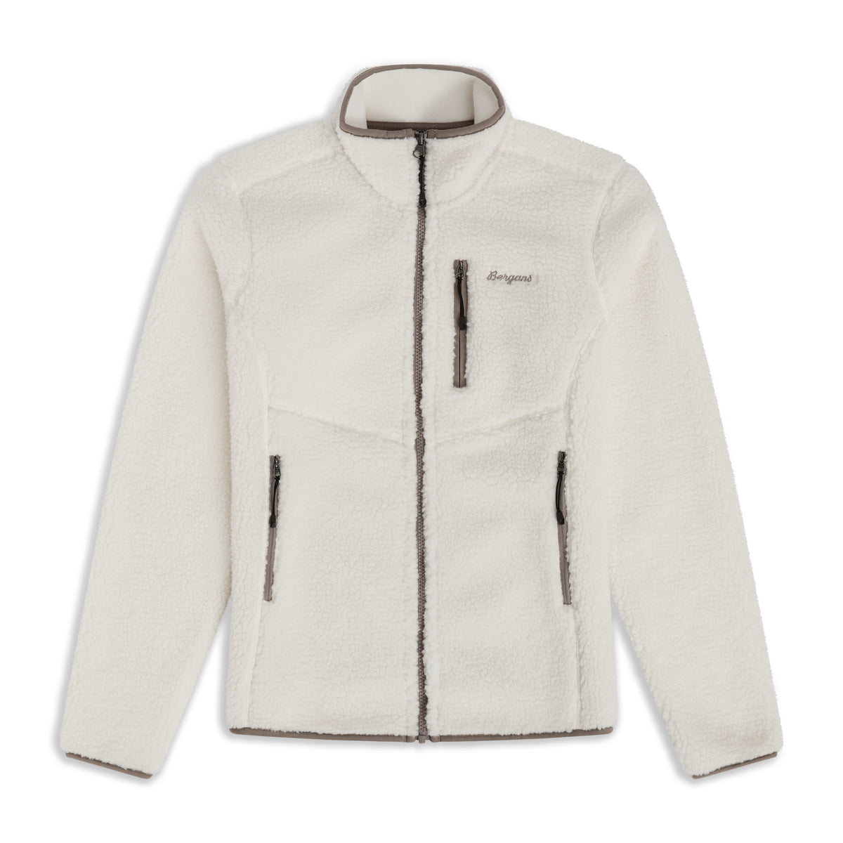 Bergans Lunnan Pile Fleece Jacket Women Vanilla White