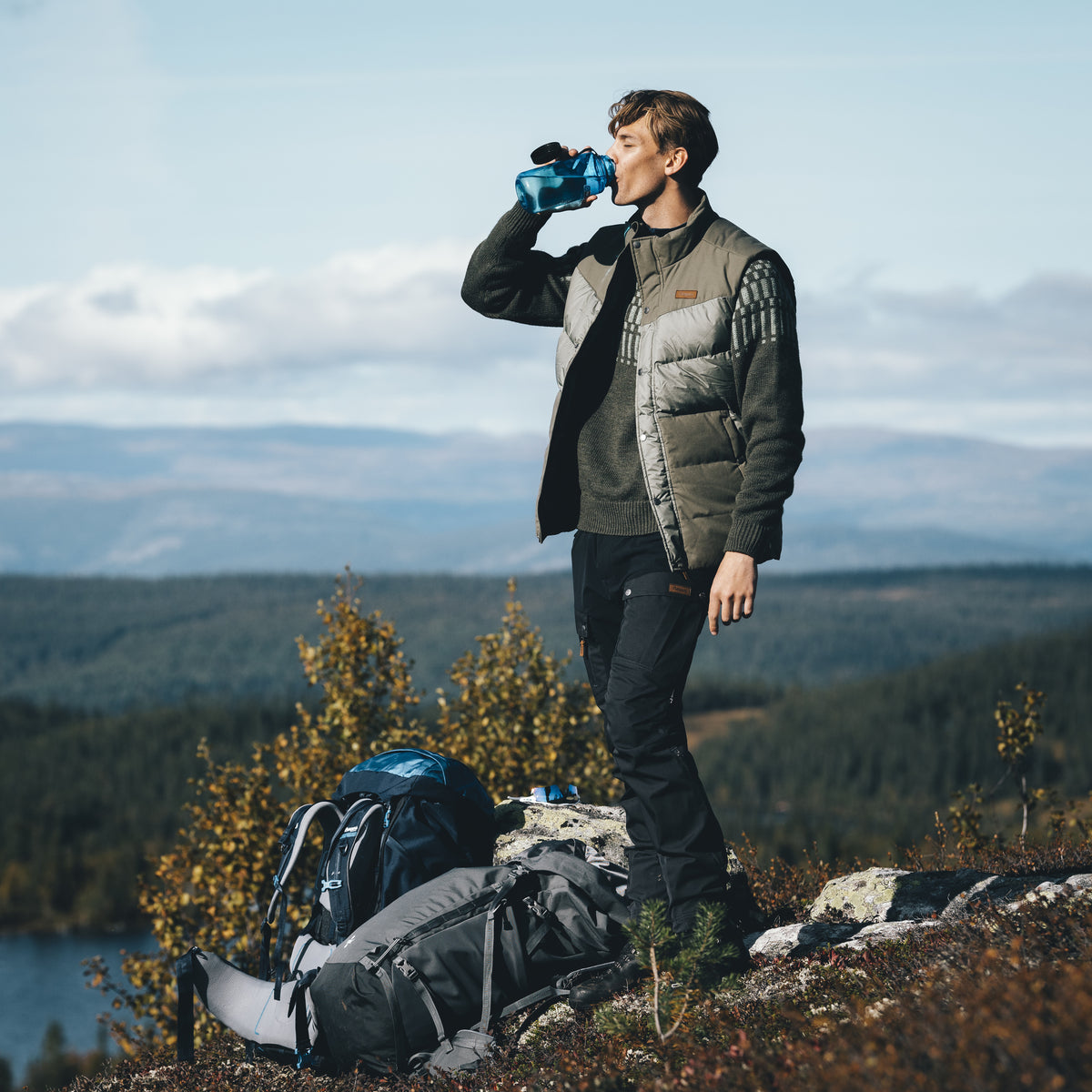 Bergans Nordmarka Favor Outdoor Pants Men Dark Shadow Grey/Black