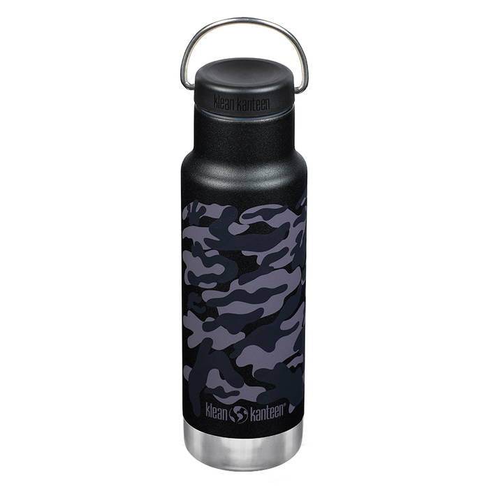 Klean Kanteen Isolerad Classic 355ML/592ML Vattenflaska/Termos Black Camo - NatureLife