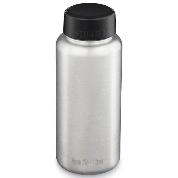 Klean Kanteen Wide 0.8L/1.2L Vattenflaska Svart - NatureLife