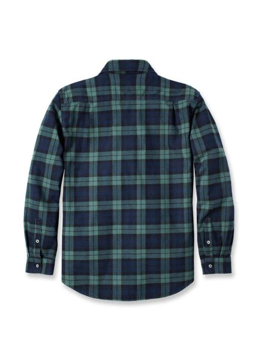 Carhartt Heavy Flannel L/S Plaid Shirt Frosted Balsam - NatureLife