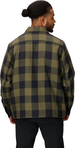 Marmot Men's Ridgefield Sherpa Flannel Shirt Jacket Nori/Black