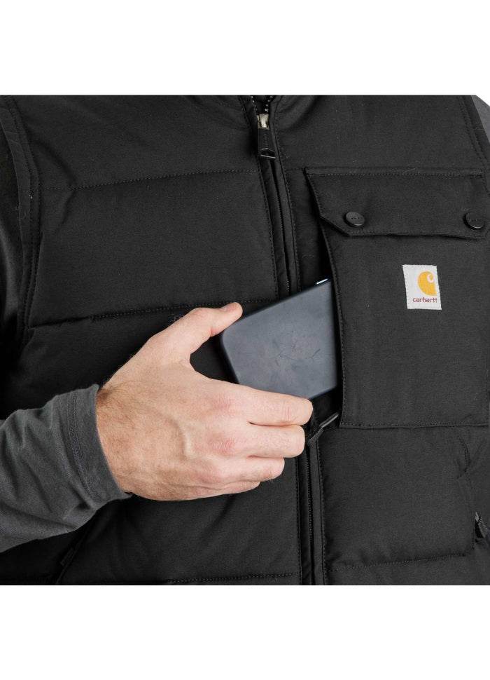 Carhartt Loose Fit Midweight Insulated Vest Black - NatureLife