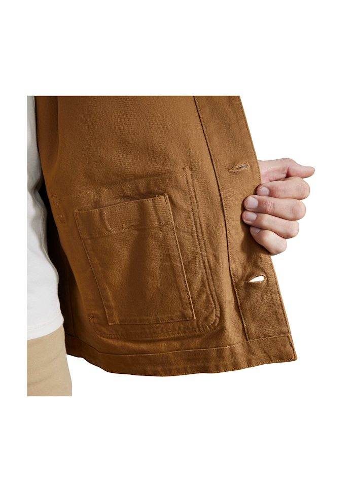 Carhartt Duck Loose Fit Chore Coat Brown - NatureLife
