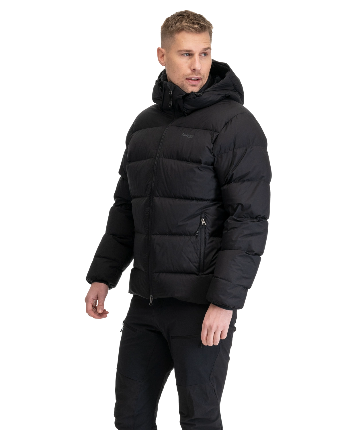 Bergans Lava Warm Down Jacket w/Hood Men Black