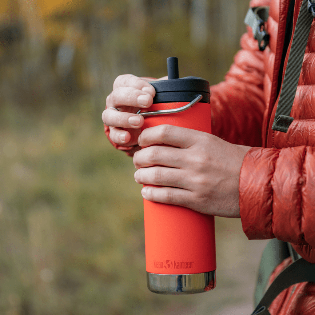 Klean Kanteen TKWide Isolerad 473ml (Twist Cap) Vattenflaska Tiger Lily - NatureLife