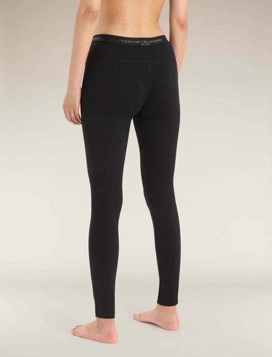 Icebreaker 200 Oasis Termiska Leggings I Merino Black - NatureLife