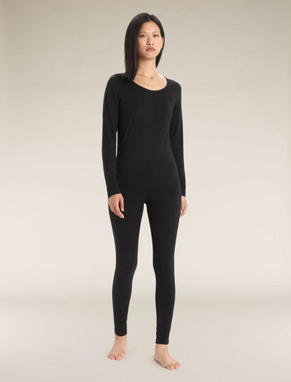 Icebreaker 200 Oasis Termiska Leggings I Merino Black - NatureLife