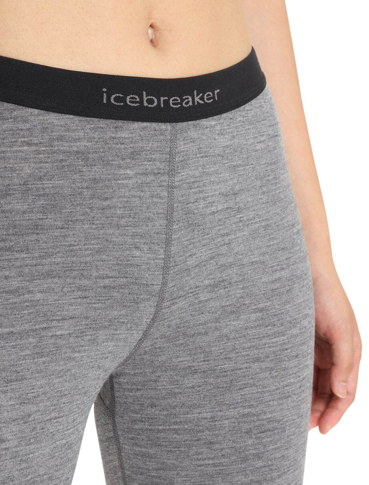 Icebreaker 200 Oasis Termiska Leggings I Merino Gritstone Heather - NatureLife