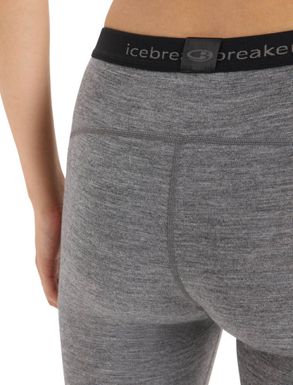 Icebreaker 200 Oasis Termiska Leggings I Merino Gritstone Heather - NatureLife