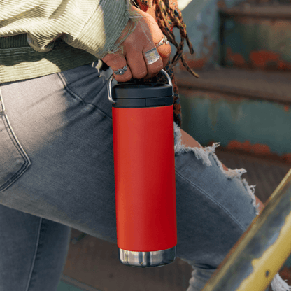 Klean Kanteen TKWide Isolerad 473ml (Twist Cap) Vattenflaska Tiger Lily - NatureLife