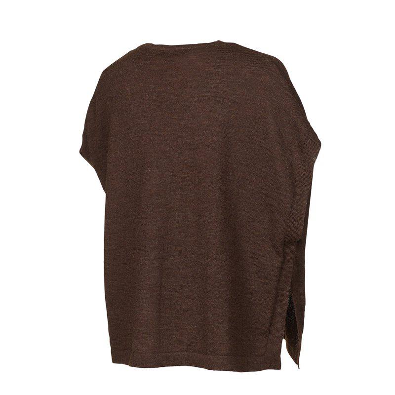 Ivanhoe NLS Poppy poncho Coffee Bean