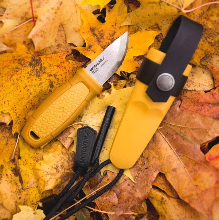 Morakniv Eldris med Tändståls-kit Gul - NatureLife