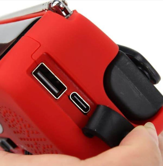 Vevradio Med Solcell Och Powerbank - NatureLife