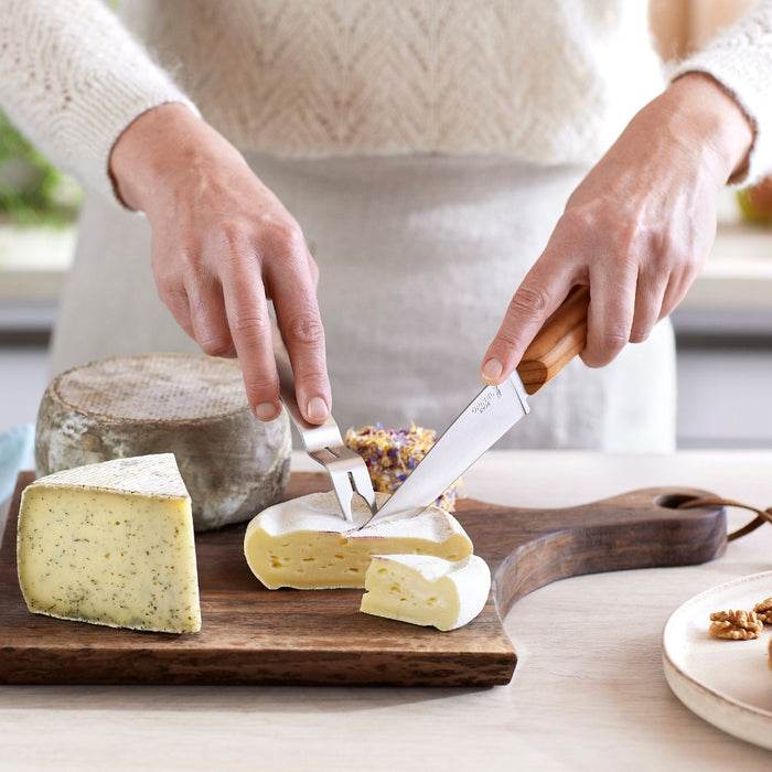 Opinel Cheese Set Knife Fork - NatureLife