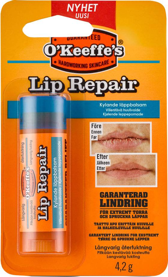 O'Keeffe's Lip Repair Kylande 4,2g - NatureLife