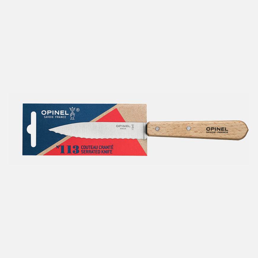 Opinel N113 Serrated Beech - NatureLife