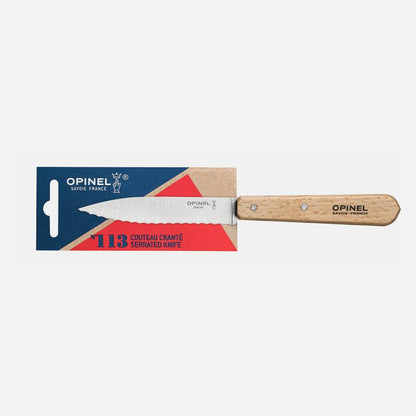 Opinel N113 Serrated Beech - NatureLife