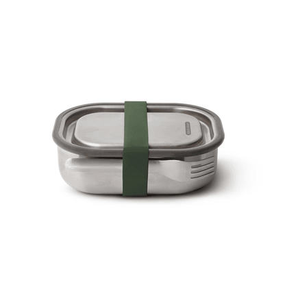 Black+Blum Lunchbox Small Stainless 600ml Oliv - NatureLife