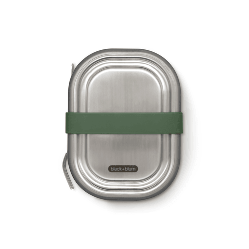 Black+Blum Lunchbox Small Stainless 600ml Oliv - NatureLife