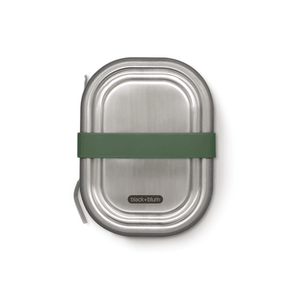 Black+Blum Lunchbox Small Stainless 600ml Oliv - NatureLife