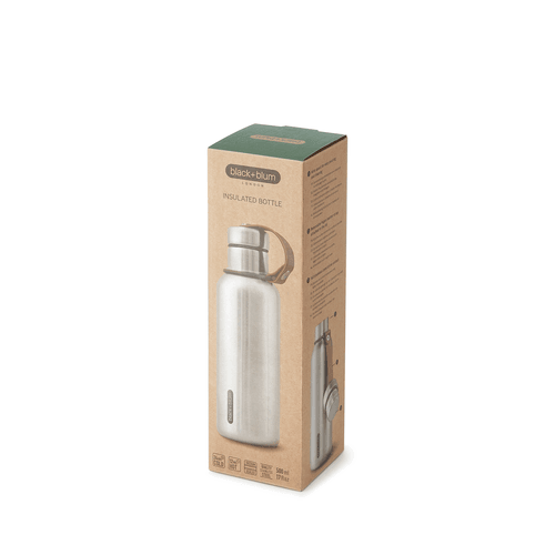 Black+Blum Steel Thermo Bottle Small 500ml Oliv - NatureLife