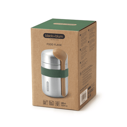 Black+Blum Food Thermo Flask 400ml Oliv - NatureLife