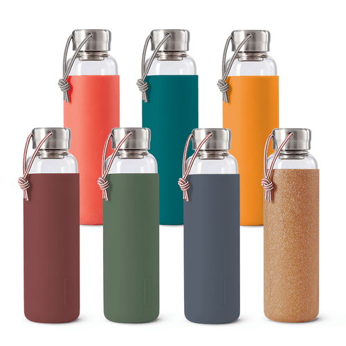 Black+Blum Glasflaska Rubber 600 ml Oliv - NatureLife