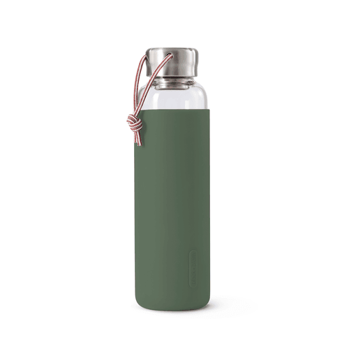 Black+Blum Glasflaska Rubber 600 ml Oliv - NatureLife
