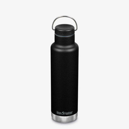 Klean Kanteen Isolerad Classic 355ML/592ML Vattenflaska/Termos Svart - NatureLife
