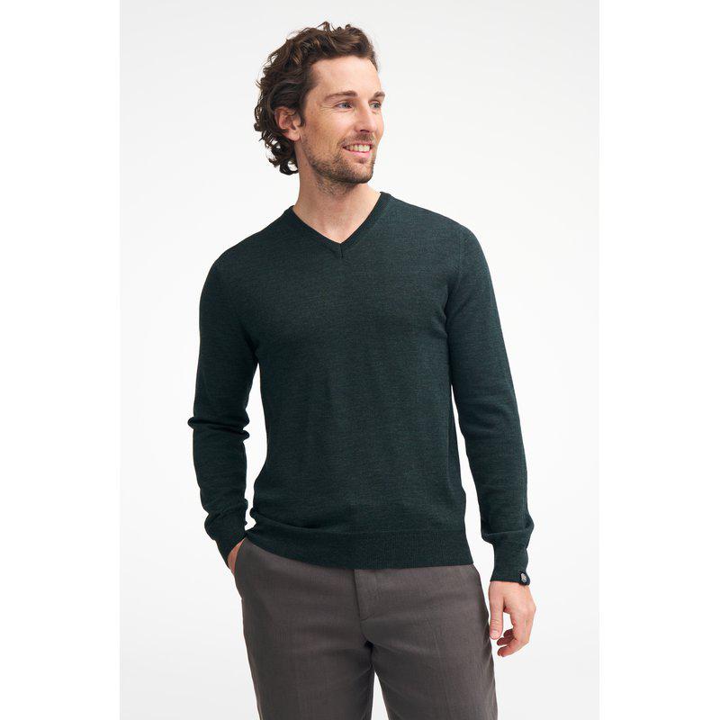Ivanhoe Merino V-Neck Male Navy